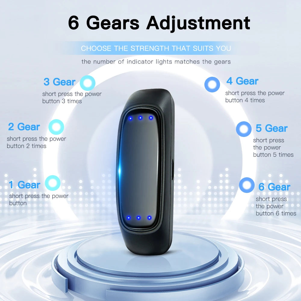 Portable Comfortable Sleep Well Snoring Stop Sleep Apnea Aid USB Electric Smart anti Snoring Device EMS Pulse Stop Snore